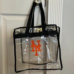 NY Mets Clear Tote Bag